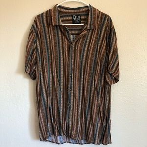 Fun pattern button up top